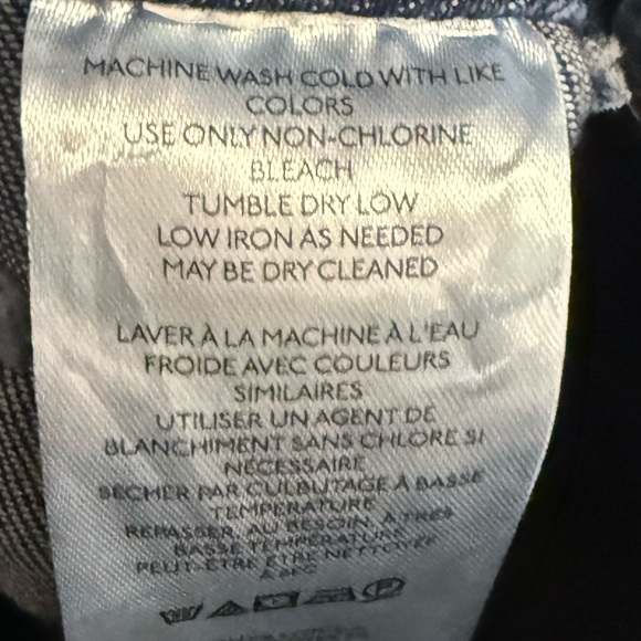 Anthropologie Maeve The Colette Denim Wide Leg Jeans Womens Size 26 - Picture 9 of 10